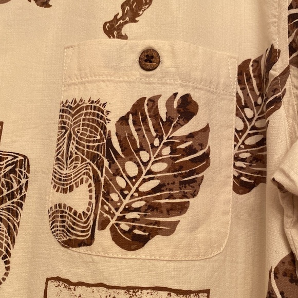 Calypso Joe tropical button down men’s XL - Picture 4 of 5